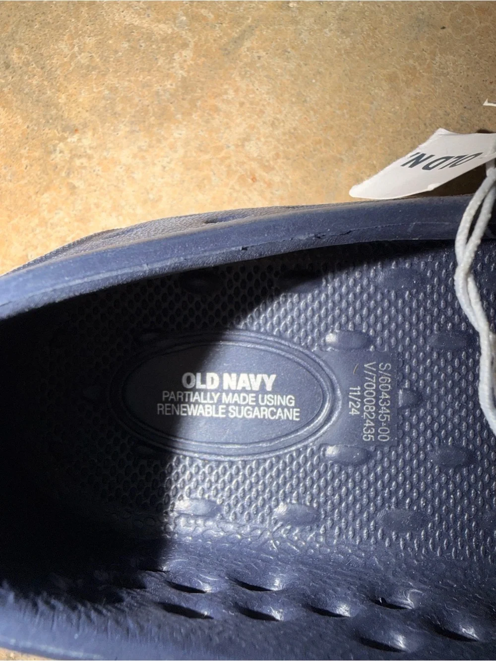 Old Navy Toddler 7 Navy Slip On Water Shoes Lightweight NWT